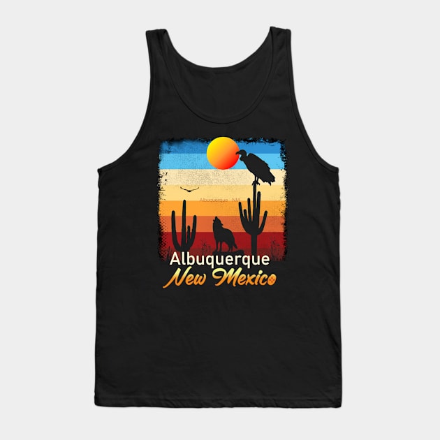 albuquerque New Mexico NM Tank Top by SunsetParadise